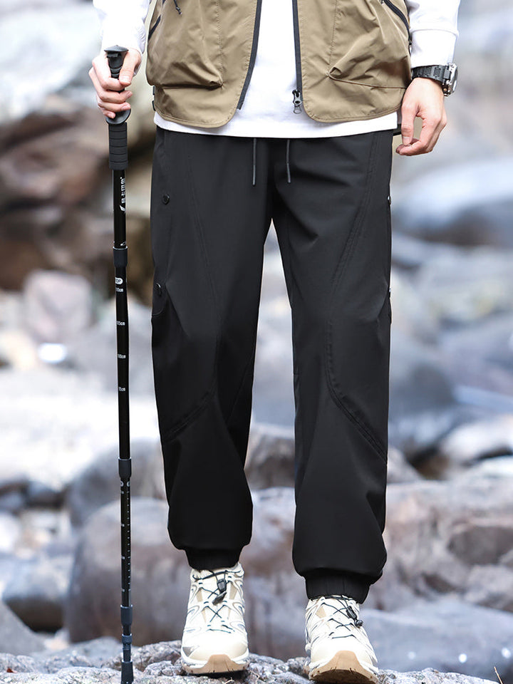 Pantalon de randonnée homme style jogging imperméable