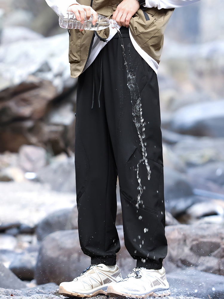 Pantalon de randonnée homme style jogging imperméable