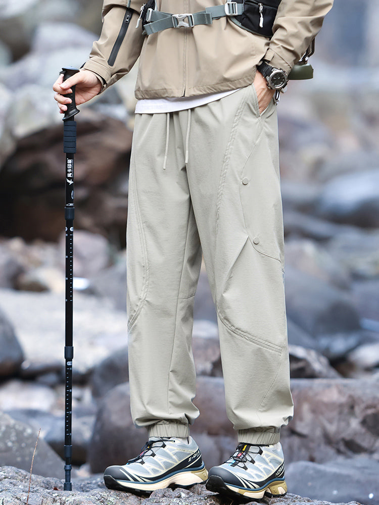 Pantalon de randonnée homme style jogging imperméable