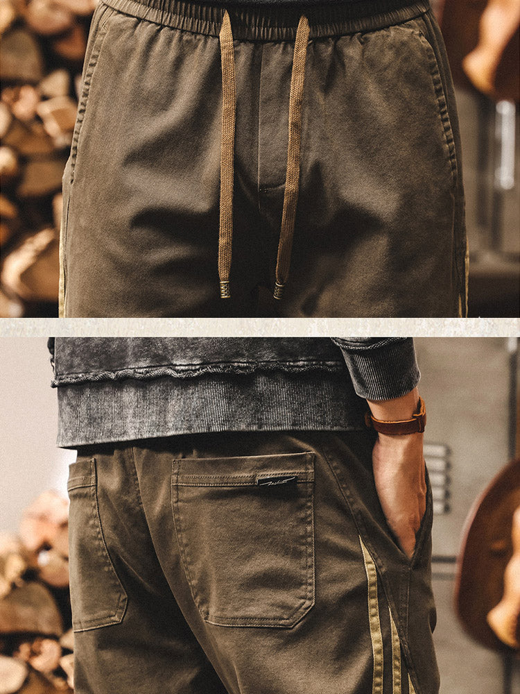 Herren Vintage Jogginghose mit Seitenstreifen