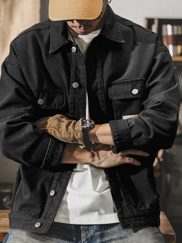 Veste cargo homme style vintage américain