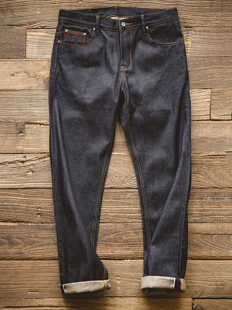 Jean brut style rétro américain pour homme