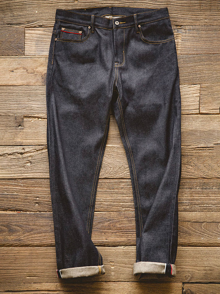 Jean brut style rétro américain pour homme