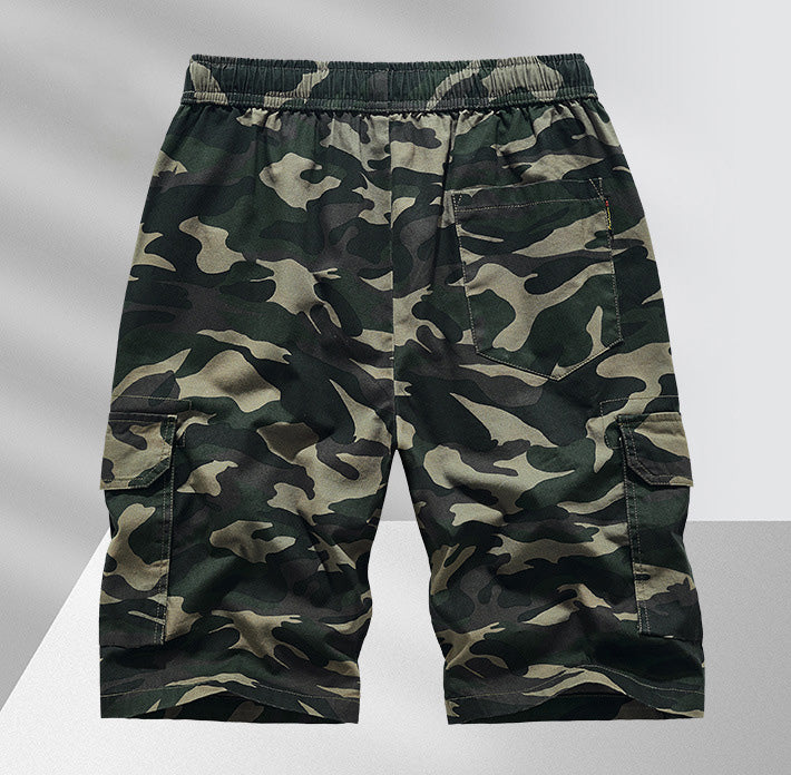Herren-Cargoshorts mit Kordelzug