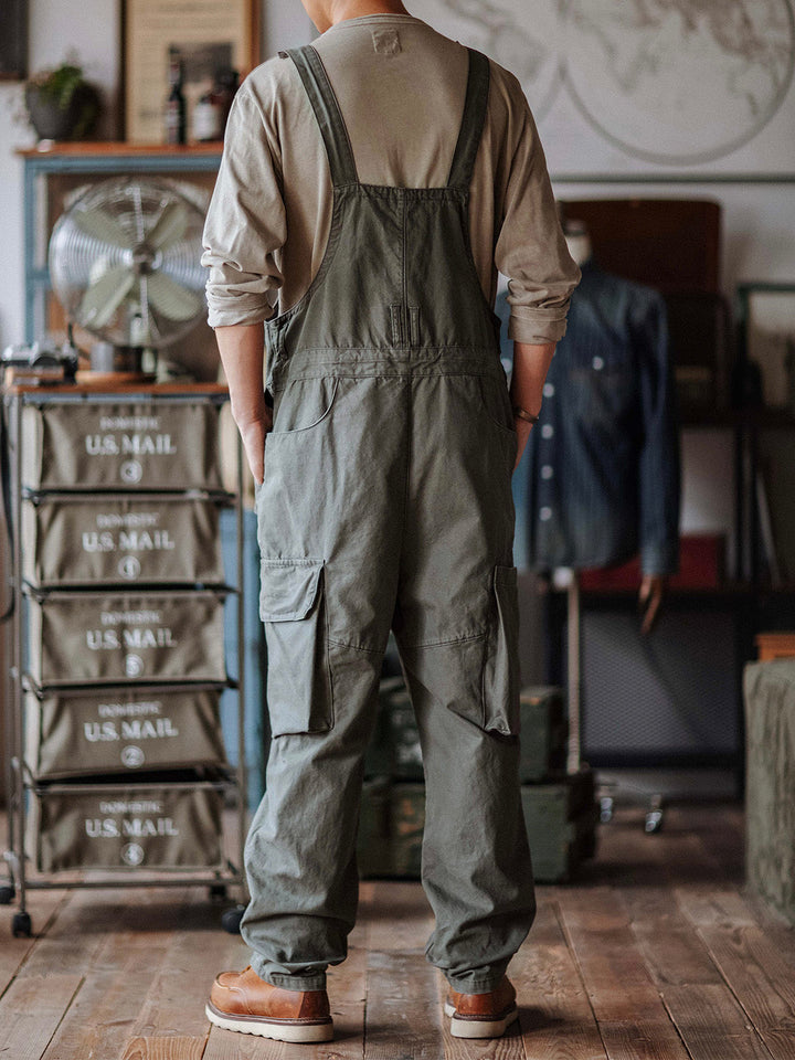 Salopette cargo en toile pour homme