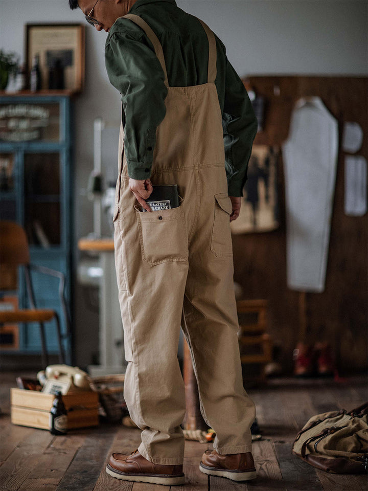 Latzhose Crafter mit Pattentaschen für Herren