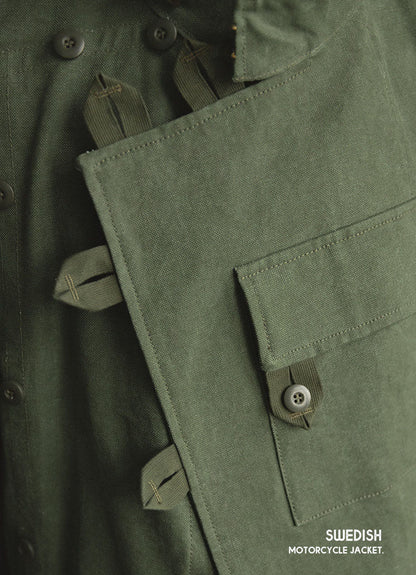 Schwedische Motorradjacke