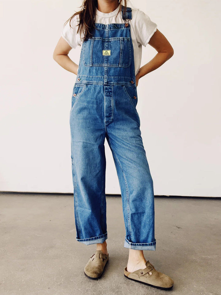 Salopette en jean pour femme
