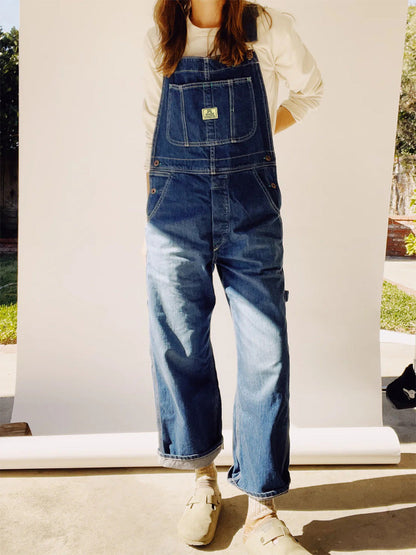 Salopette en jean pour femme