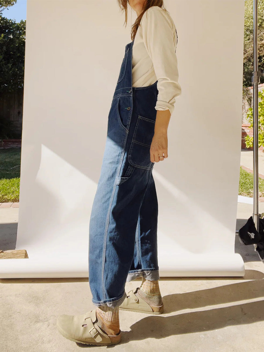 Salopette en jean pour femme