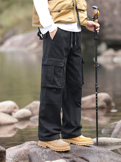 Pantalon cargo homme à jambes larges