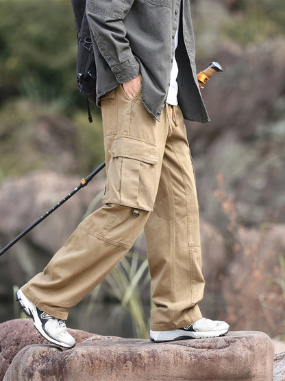 Pantalon cargo homme à jambes larges