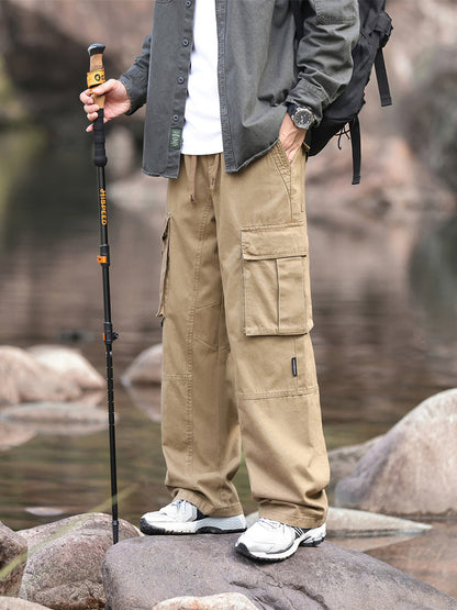 Pantalon cargo homme à jambes larges