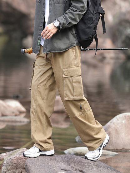Pantalon cargo homme à jambes larges