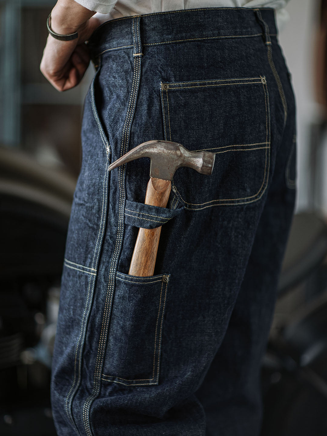 Selvedge Carpenter Jeans für Herren