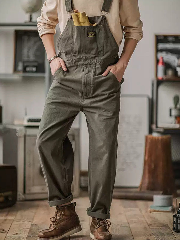 Unisex Vintage Canvas Overalls