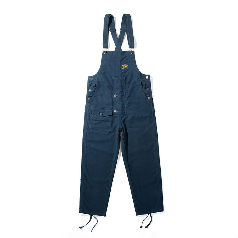 Unisex-Moleskin-Overall mit Kordelzug