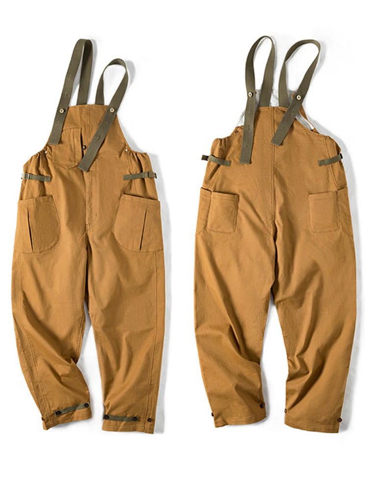 Lockerer Stretch-Overall für Herren mit einzigartiger Tasche